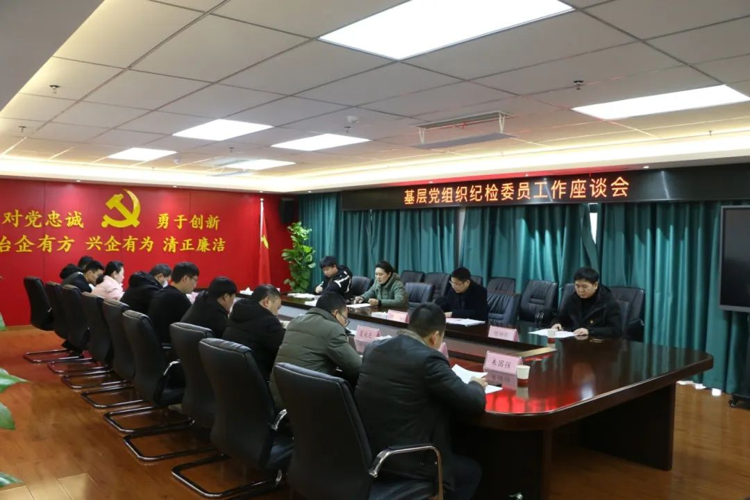 市城控集团召开基层党组织纪检委员工作座谈会